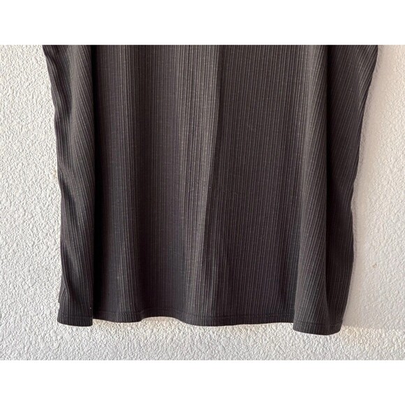 Old Navy Luxe Jersey Knit Tank Top Ribbed Dark Gray Women's Size L Sleeveless - Picture 8 of 12